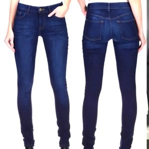 DL1961 Florence Intrasculpt Mid-rise Skinny Cropped Y2K Denim Jeans Womens Sz 27